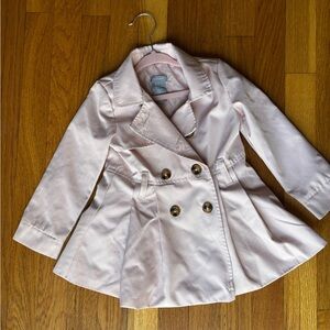 Tahari Light Pink Kids Pea Coat